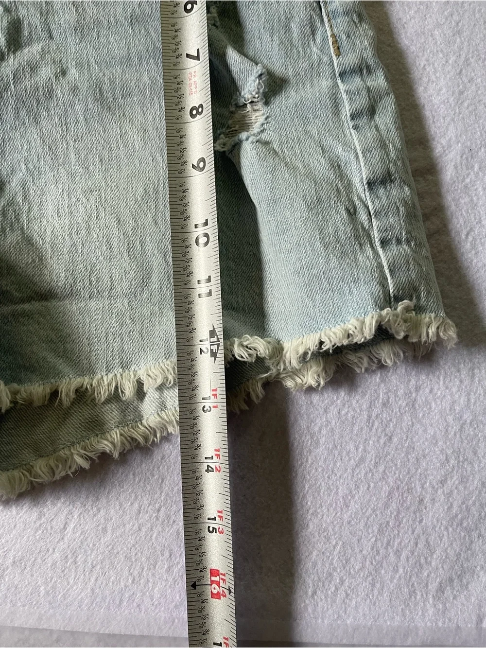 Universal Thread Light Blue Distressed Jean Shorts